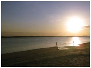 アーネム・ランドの海と夕焼け