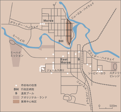 ガミラロイの居住地Moree